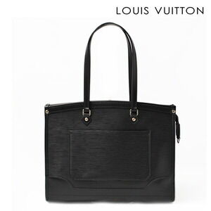 Louis Vuitton Epi Tote Bag Madeleine Noir Black